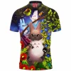 Anime Polo Shirt, Totoro Polo Shirt, Ghibli Polo Shirt
