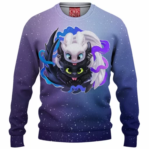 Night Light Fury Knitted Sweater