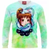 Spirited Away Zip Sweatshirt, Studio Ghibli Zip Sweatshirt, Anime Zip Sweatshirt