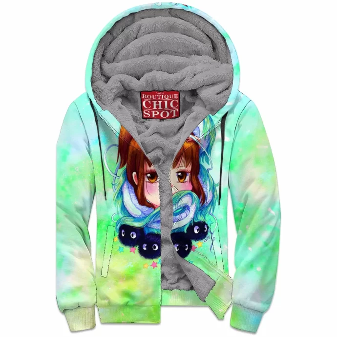 Spirited Away Zip Fleece Hoodie