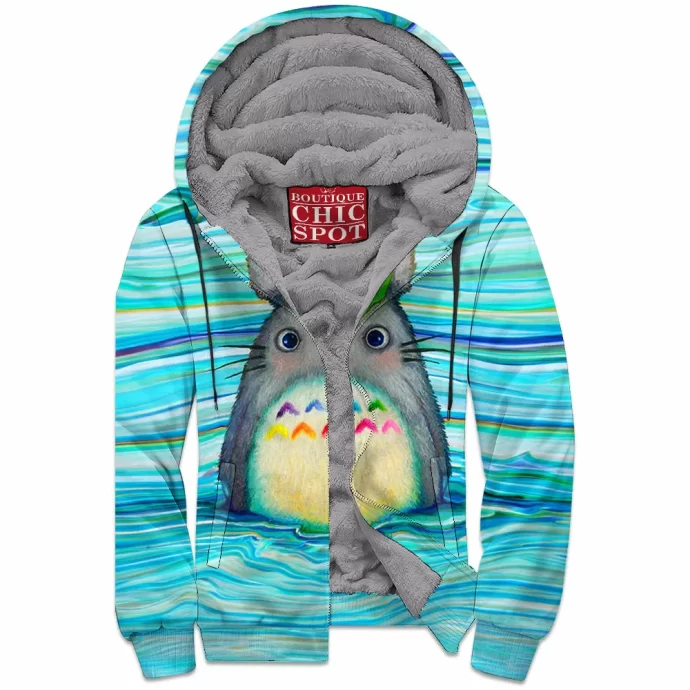 My Neighbor Totoro Zip Fleece Hoodie