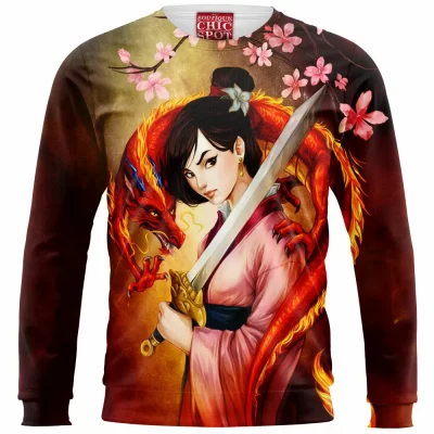 Mulan Zip Sweatshirt, Disney Zip Sweatshirt