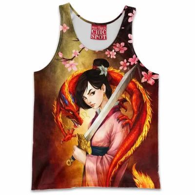 Animation Tank-Top, Disney Tank-Top, Mulan Tank-Top