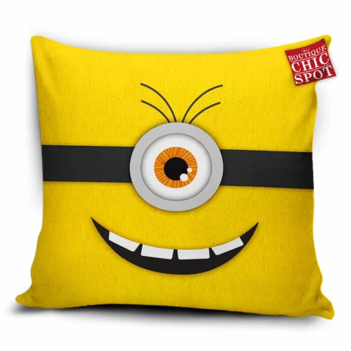 Happy Minion Pillow Cover