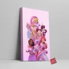 Pink Characters Disney Canvas Wall Art