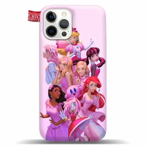 Pink Characters Disney Phone Case Iphone