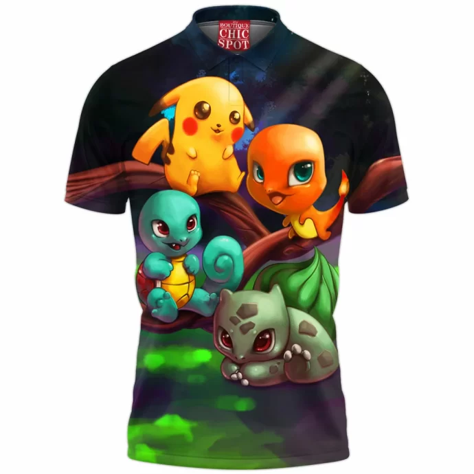 Gen 1 Pokemon Polo Shirt