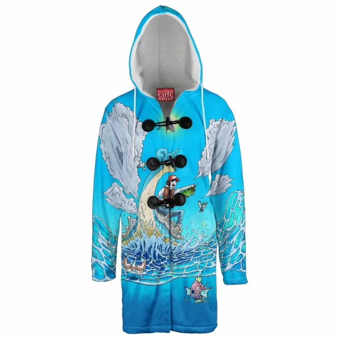 Water Pokemon Hooded Cloak Coat