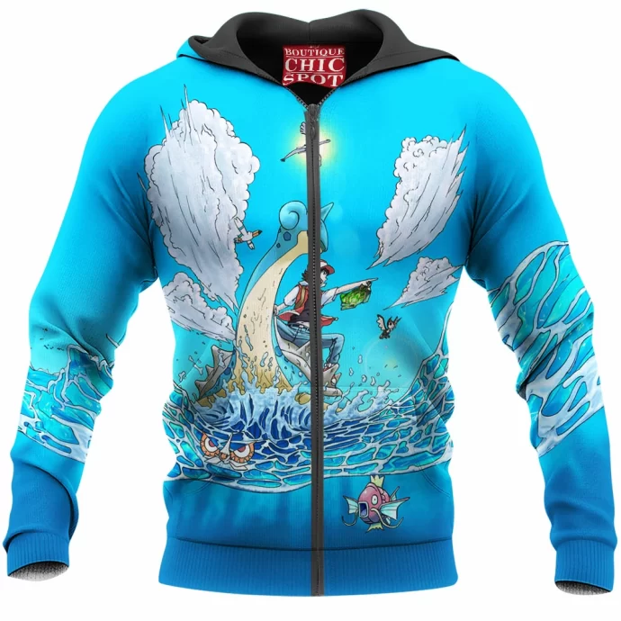 Water Pokemon Zip Hoodie