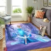 Elsa And Glaceon Rectangle Rug