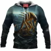 Alien Fleece-Hoodie, Horror Fleece-Hoodie, Sci-Fi Fleece-Hoodie, Xenomorph Fleece-Hoodie