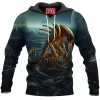 Alien Hoodie, Horror Hoodie, Sci-Fi Hoodie, Xenomorph Hoodie