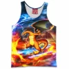 Anime Tank-Top, Charizard Tank-Top, Pokemon Tank-Top