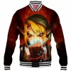 Game Baseball-Jacket, The Legend of Zelda Baseball-Jacket, Zelda Link Baseball-Jacket