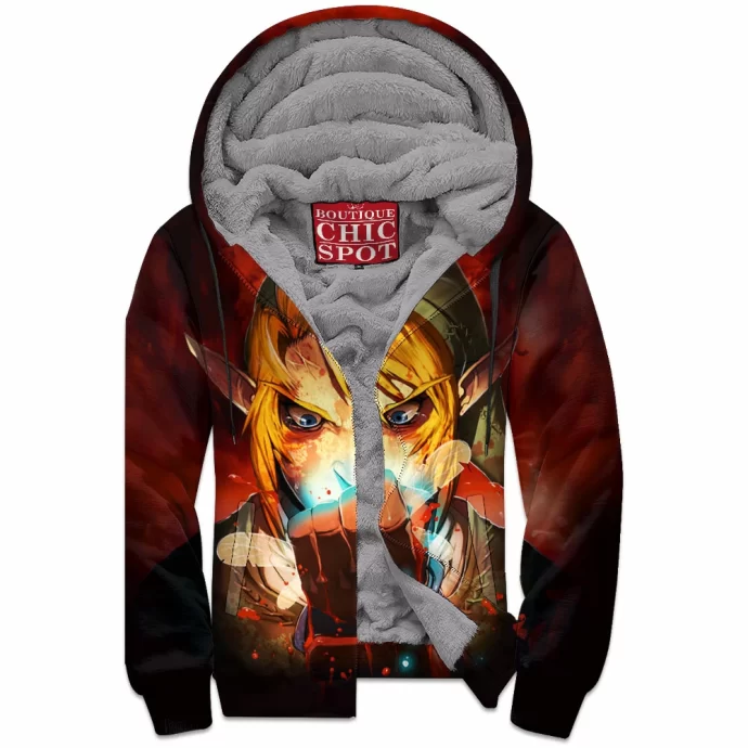 Zelda Zip Fleece Hoodie