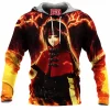 Final Fantasy Fleece-Hoodie, Game Fleece-Hoodie, Sephiroth Fleece-Hoodie
