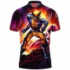 Comic Polo Shirt, Wolverine Polo Shirt