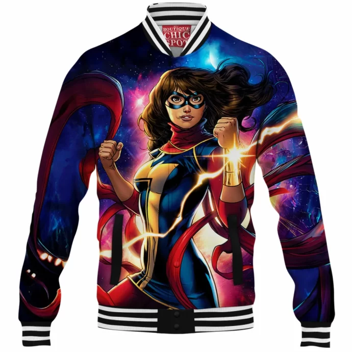 Ms Marvel Baseball Jacket