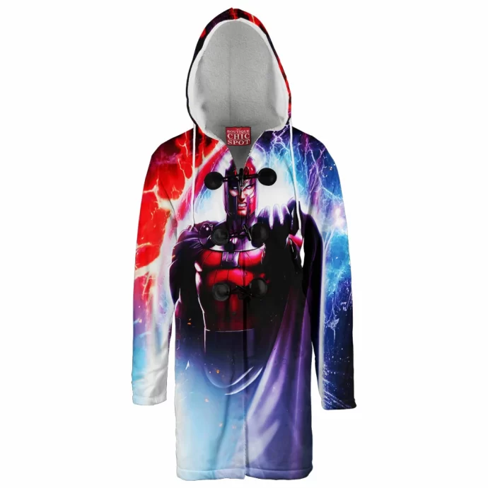 Magneto Hooded Cloak Coat