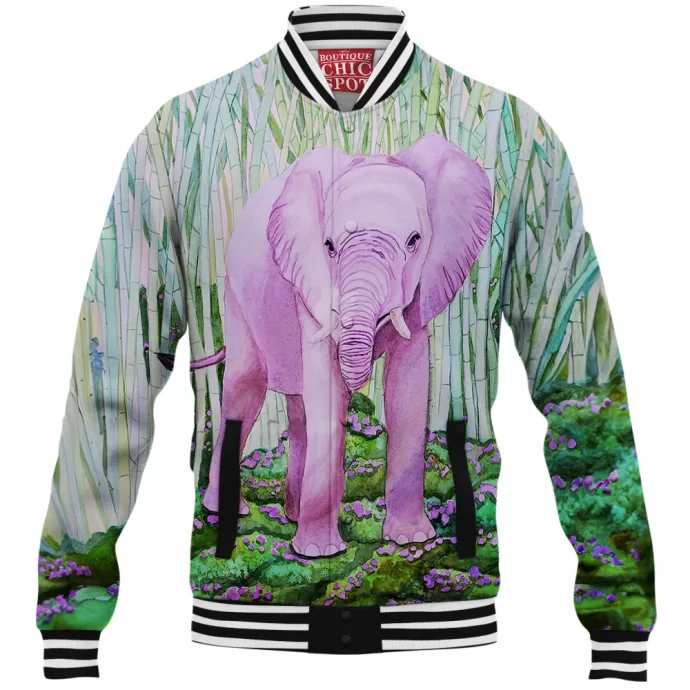 Baby Elephant Baseball Jacket