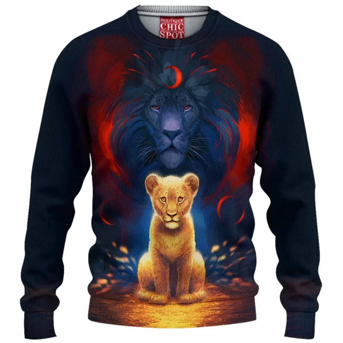 Lion Knitted Sweater