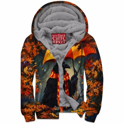 Raven Zip-Fleece-Hoodie