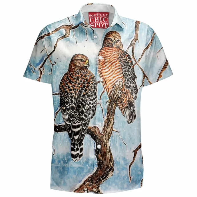 Red Shouldered Hawks Hawaiian Shirt