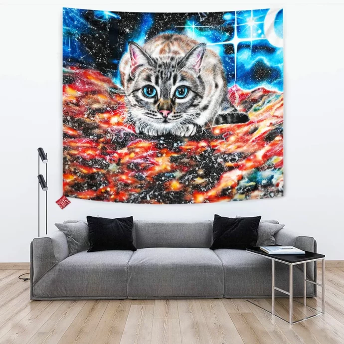 Space Cat Tapestry