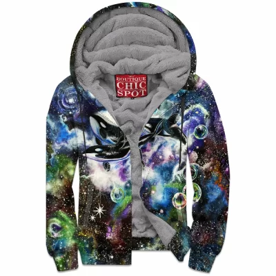 Dolphin Zip-Fleece-Hoodie