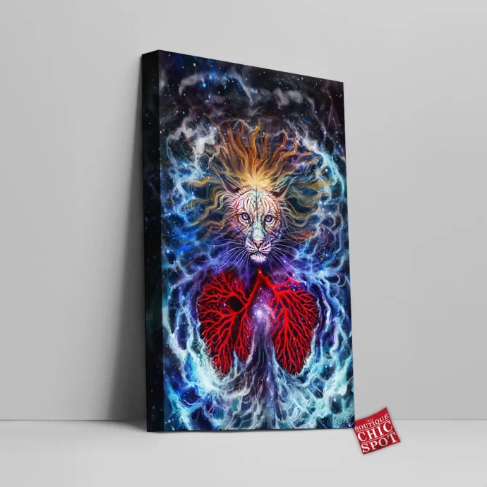 Cosmic Tiger Canvas Wall Art