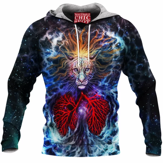 Cosmic Tiger Fleece Hoodie