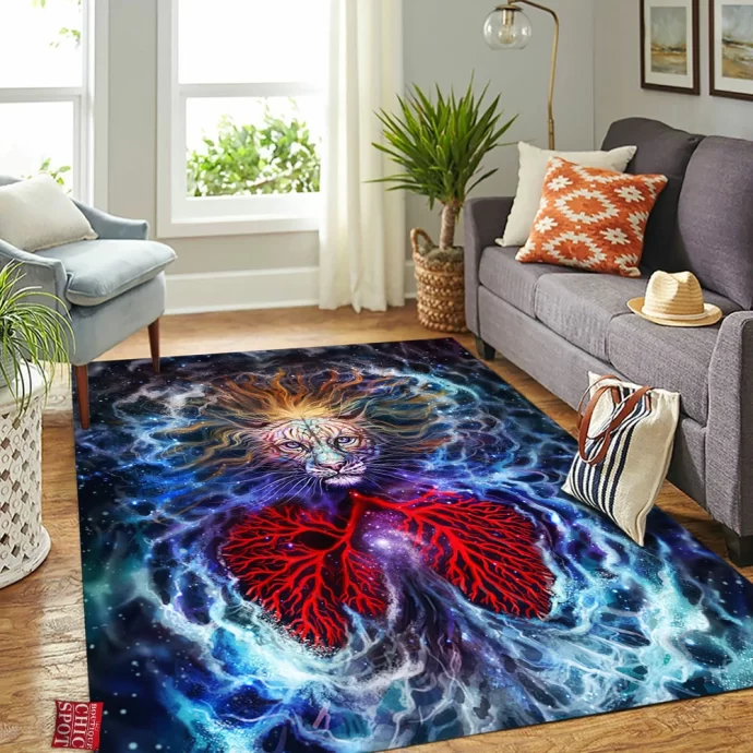 Cosmic Tiger Rectangle Rug