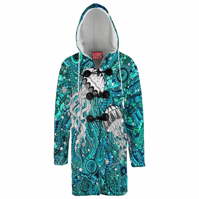 Jellyfish Hooded Cloak Coat