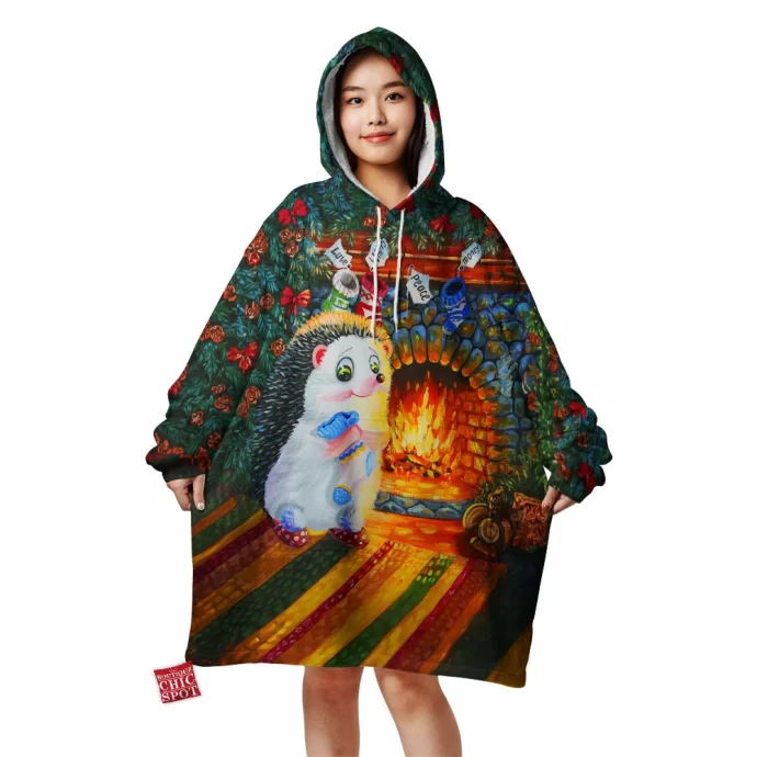 Cute Hedgehog Blanket Hoodie