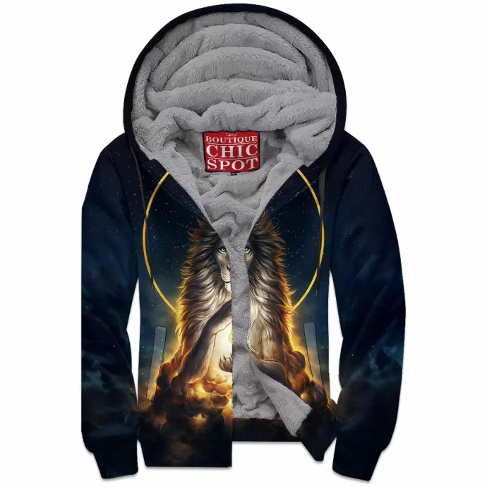 Soul Keeper Tiger Zip Fleece Hoodie