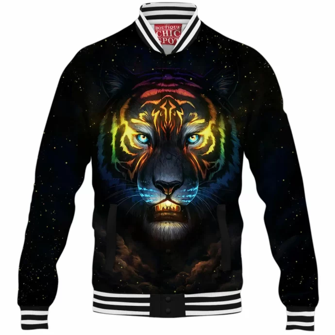 Galaxy Tiger Baseball Jacket