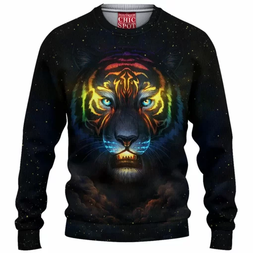 Galaxy Tiger Knitted Sweater