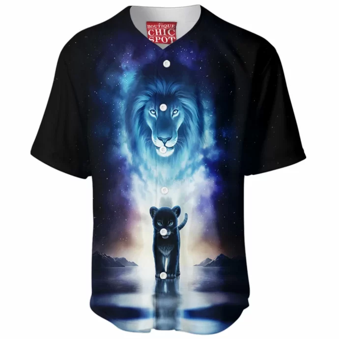 A King Path Lion Baseball Jersey