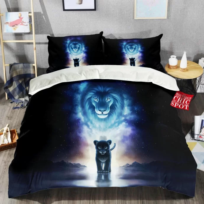 A King Path Lion Bedding Set