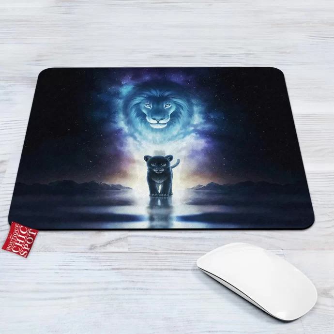 A King Path Lion Mouse Pad