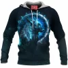 Wolf Fleece-Hoodie