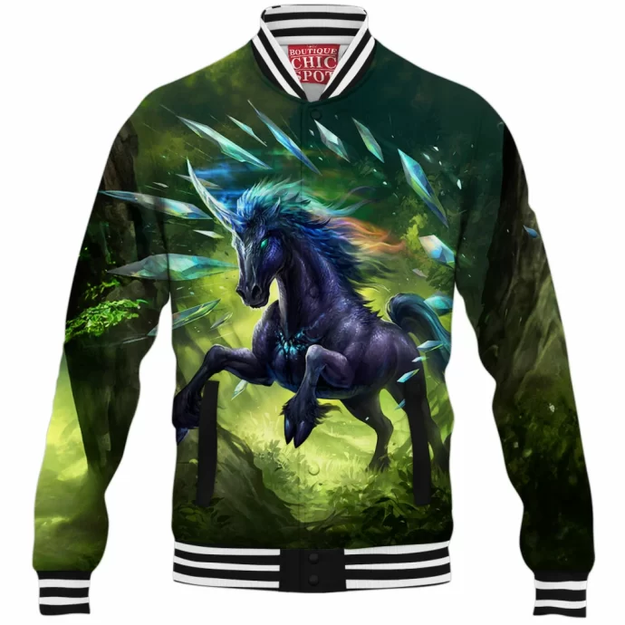 Prismatic Unicorn Baseball Jacket