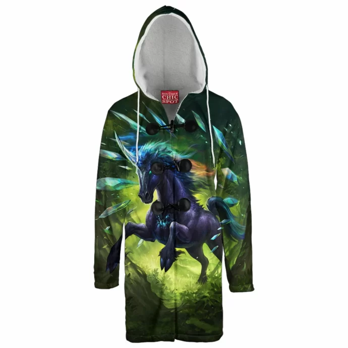 Prismatic Unicorn Hooded Cloak Coat