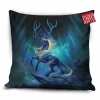 Aurora God Deer Pillow Cover