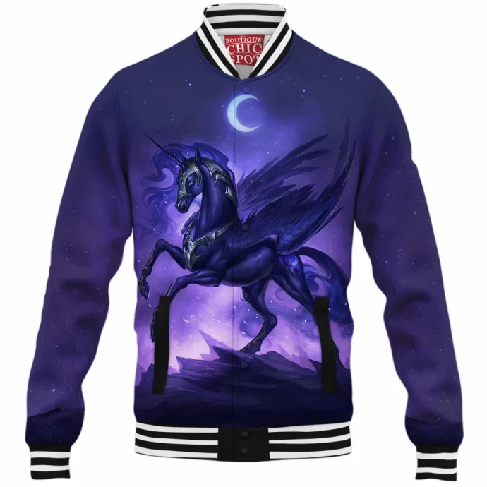 Nightmare Moon Horse Baseball Jacket