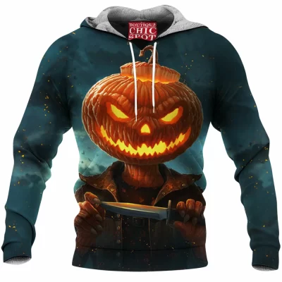 Fantasy Fleece-Hoodie, Pumpkin Fleece-Hoodie