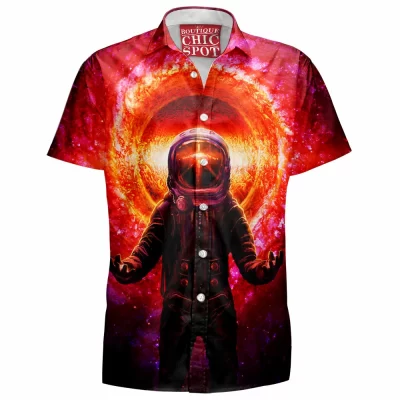 Spaceman Hawaiian-Shirt, Cosmic Hawaiian-Shirt, Glaxy Hawaiian-Shirt, Space Hawaiian-Shirt