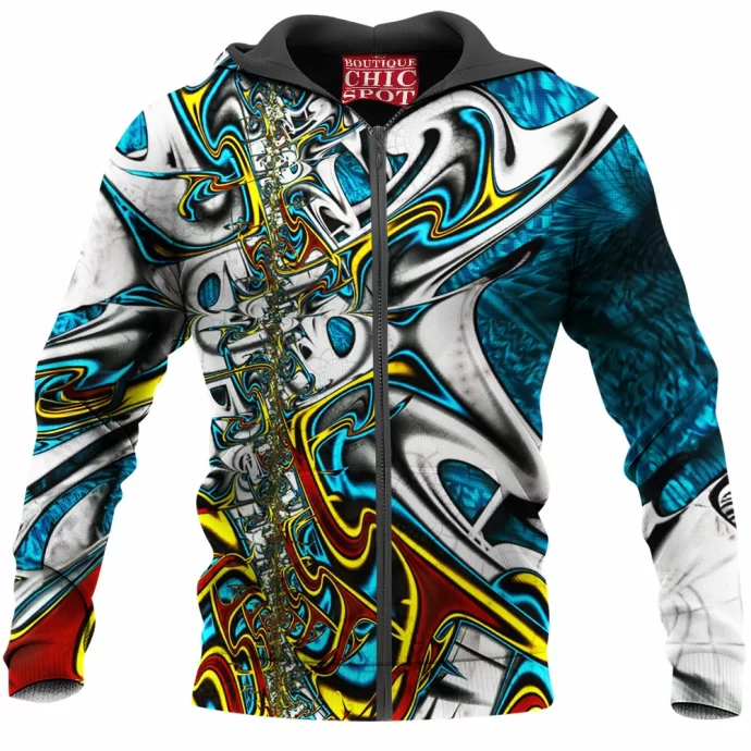 Graffiti Zip Hoodie