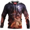 Dragon Fleece-Hoodie, Fantasy Fleece-Hoodie