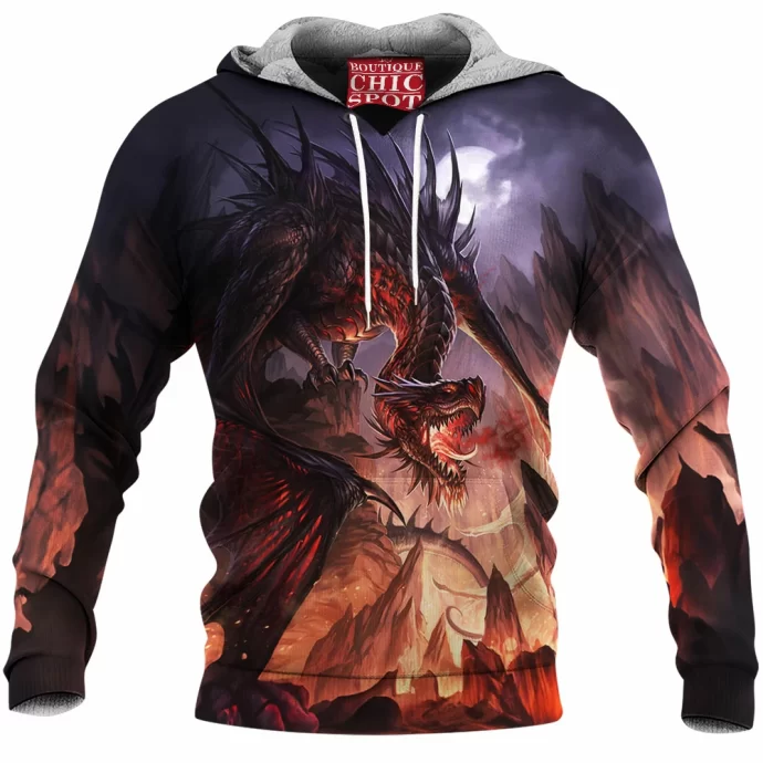 Dark Dragon Fleece Hoodie